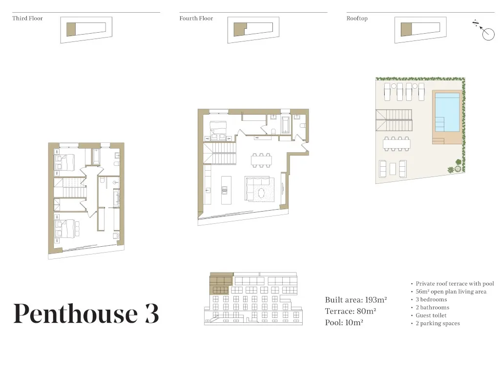 Wysokiej jakości nowo wybudowany penthouse z fantastycznym widokiem na morze i prywatnym tarasem na dachu z basenem-23