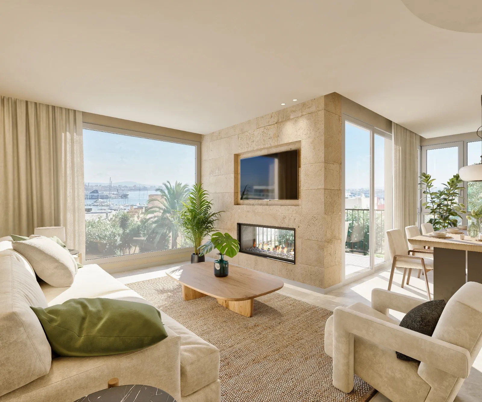 Designer apartment in Bonanova - Modern living with sea view-1