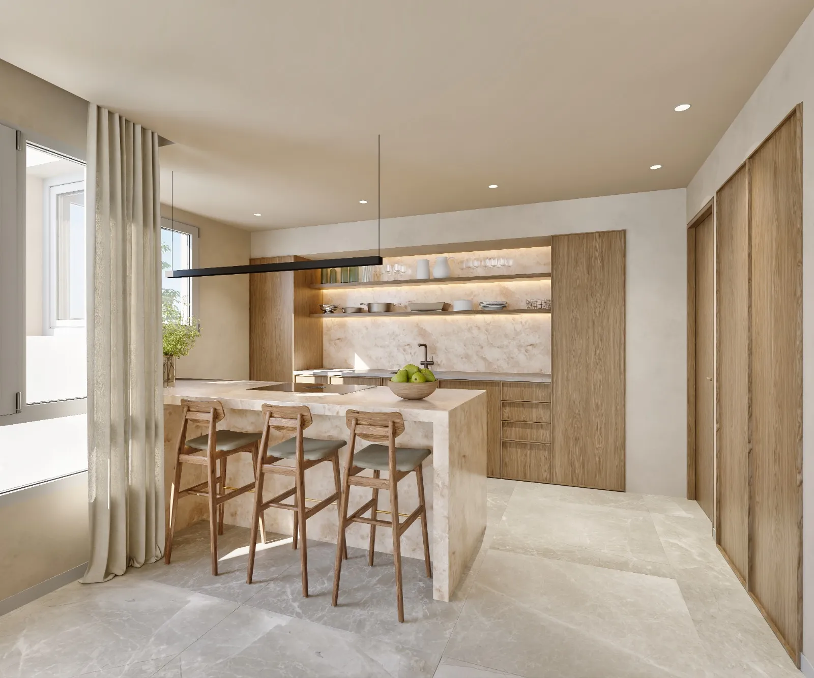 Apartament de disseny a Bonanova - Habitatge modern amb vista a la mar-4