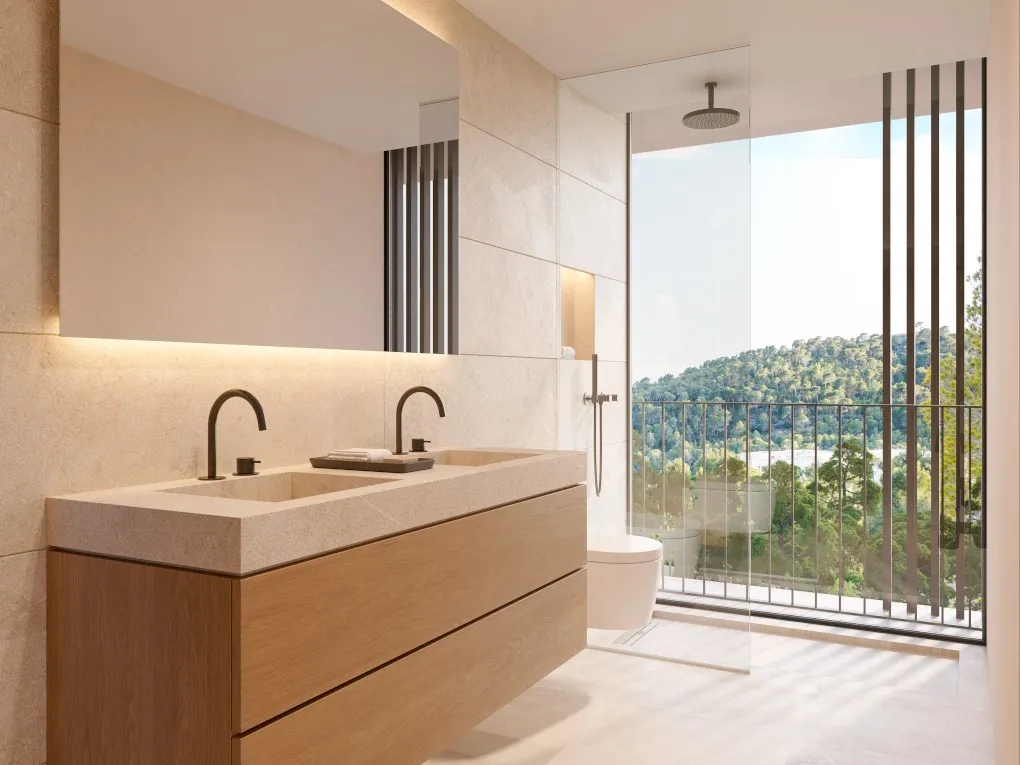 Bonavida: Bonita villa nueva con piscina privada y vista al mar-9