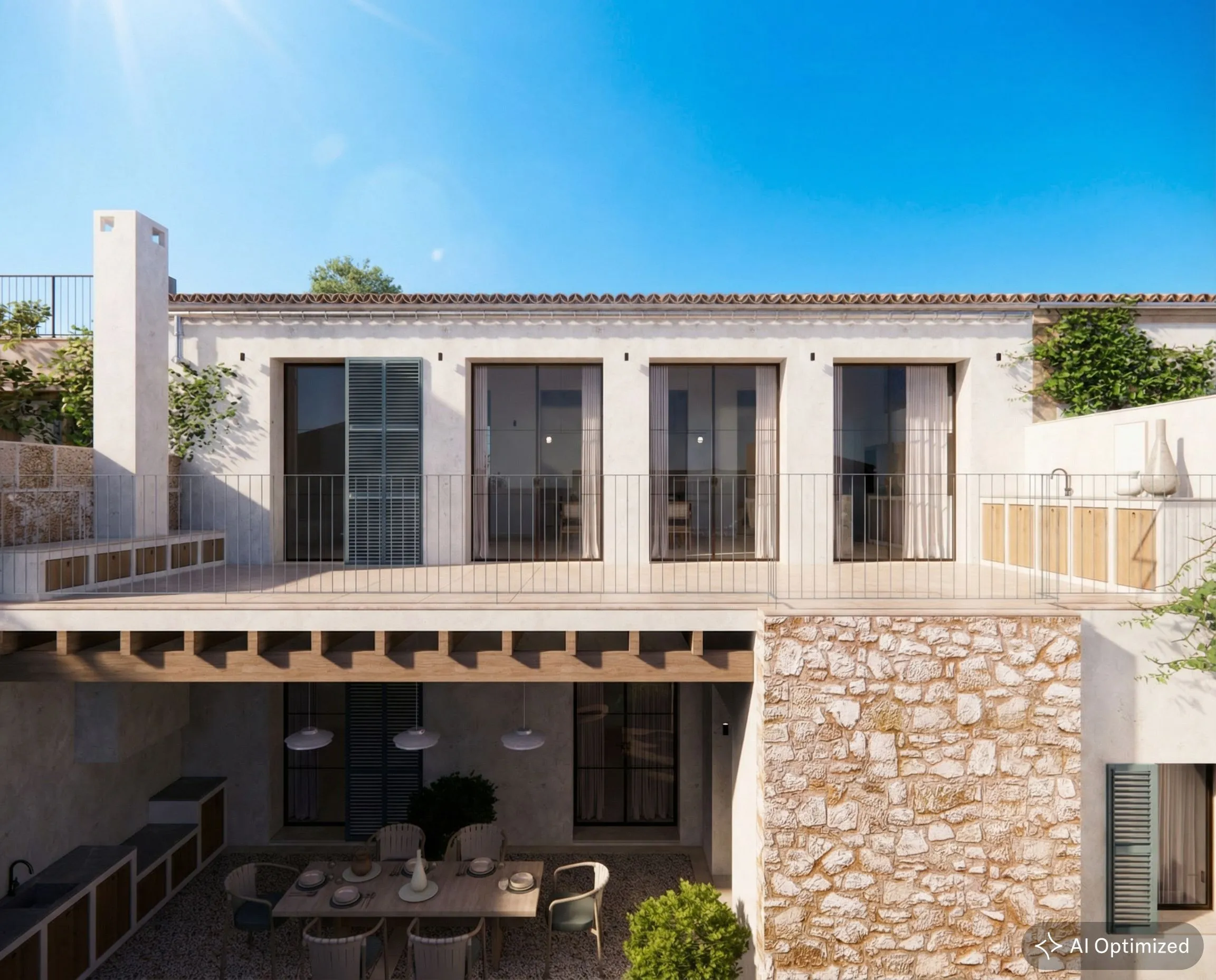 Townhouse with renovation project in Sineu-2