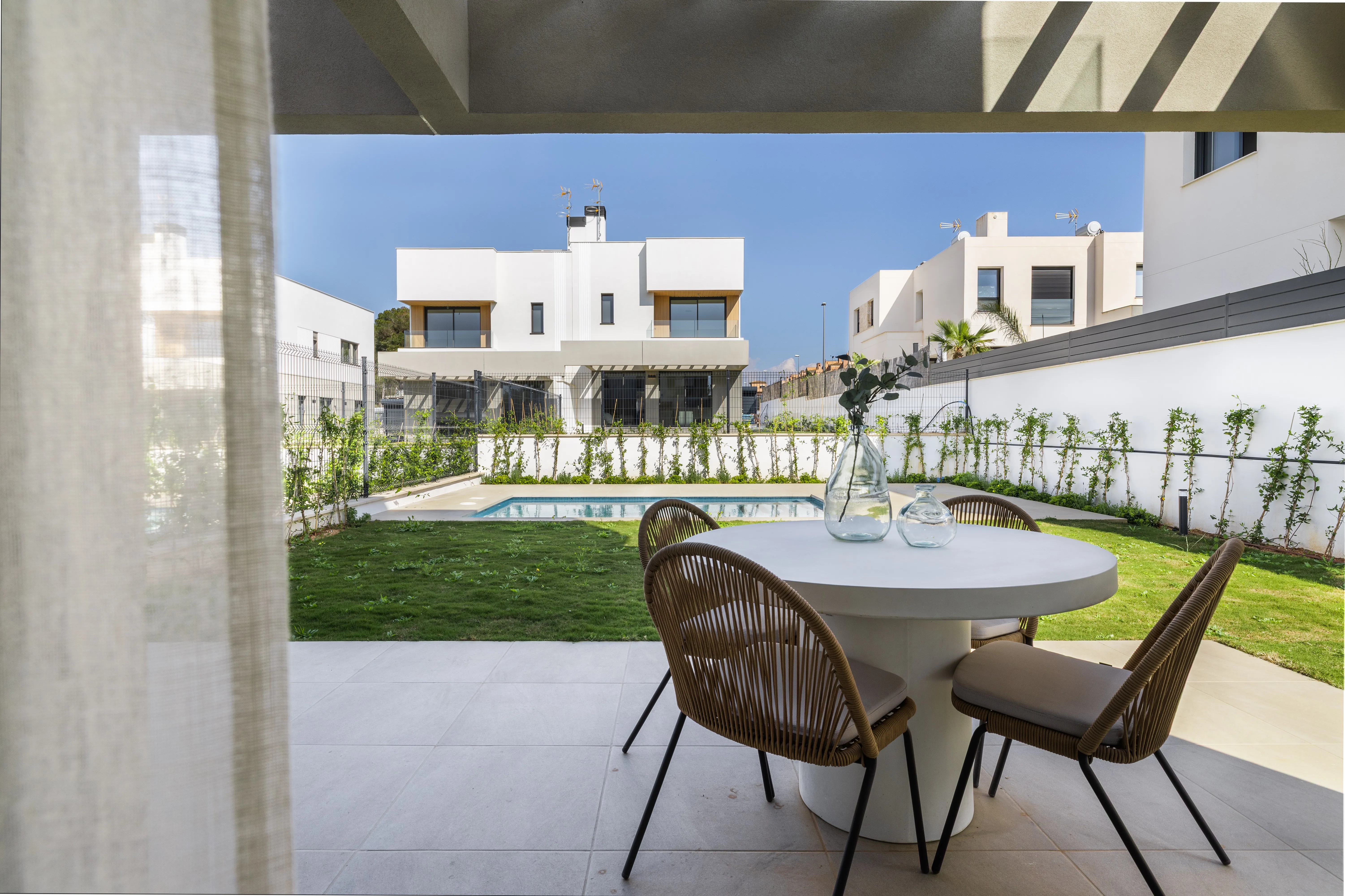 Casa bifamiliare di nuova costruzione con piscina a Puig de Ros-3