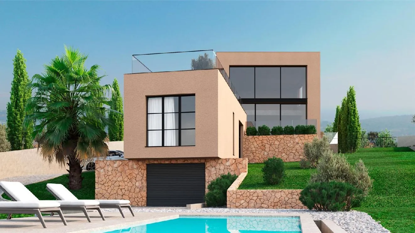 Villa di nuova costruzione con vista sulla Tramuntana a Son Gual-11