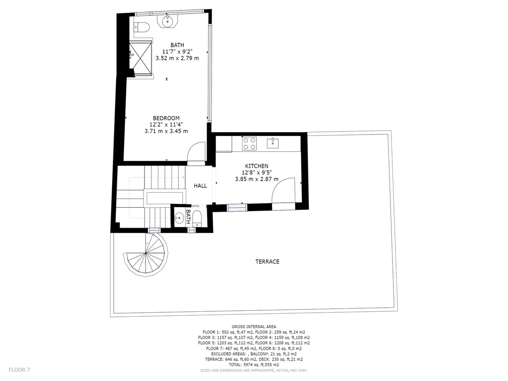 Moderno attico duplex nel centro storico di Palma-12