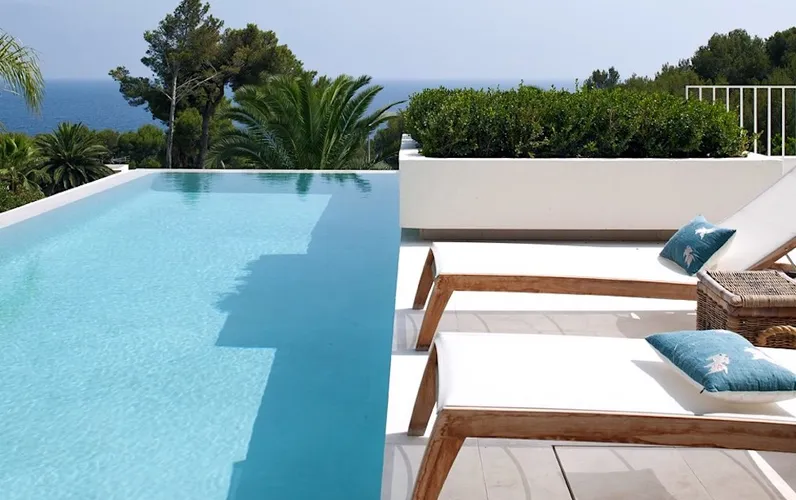 Designer villa with stunning sea views