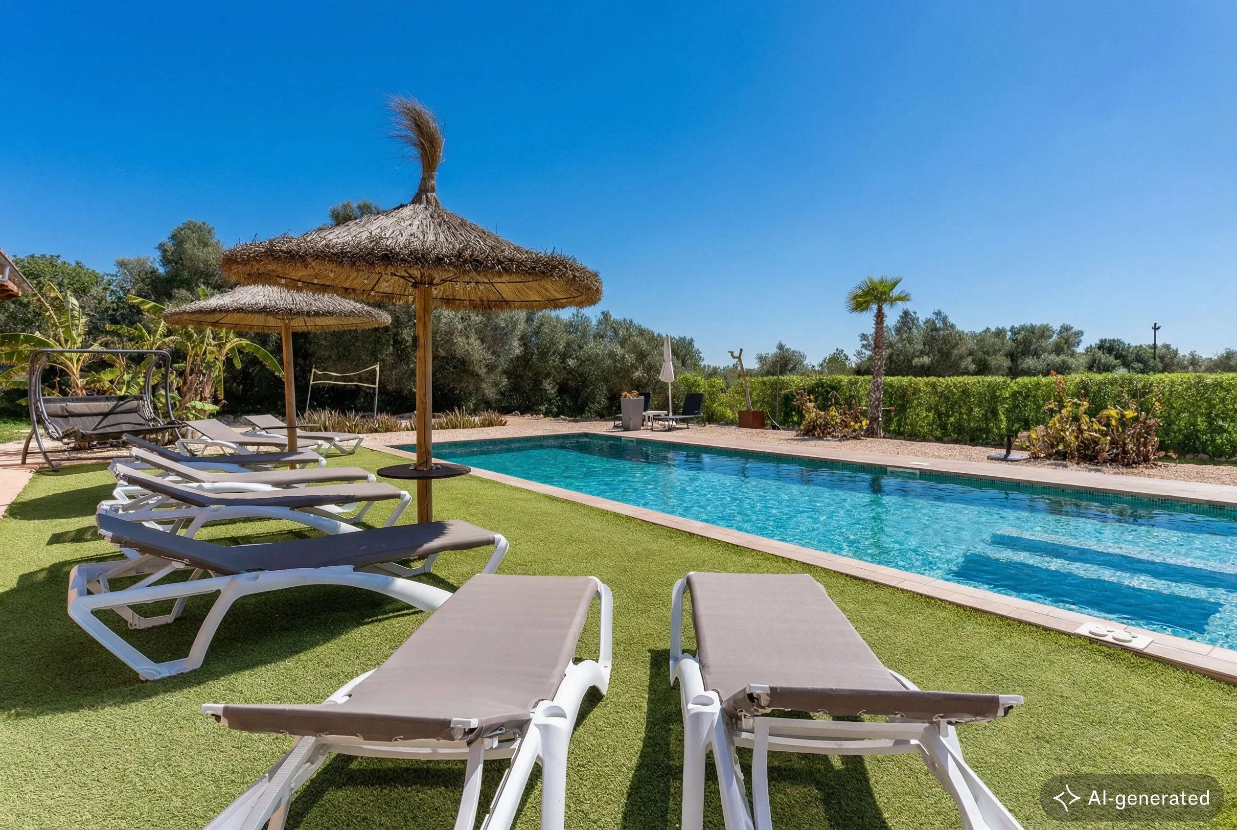 Autentisk landhus med pool og ETV-16