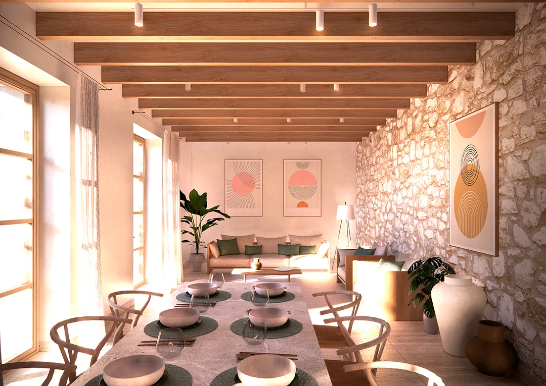 Authentiek dorpshuis met bouwvergunning voor renovatie in Lloret de Vistalegre-10