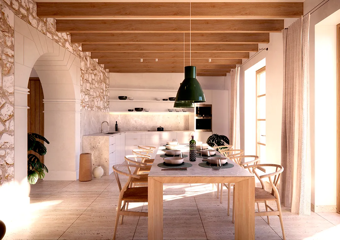 Authentic townhouse for renovation with license in Lloret de Vistalegre-9