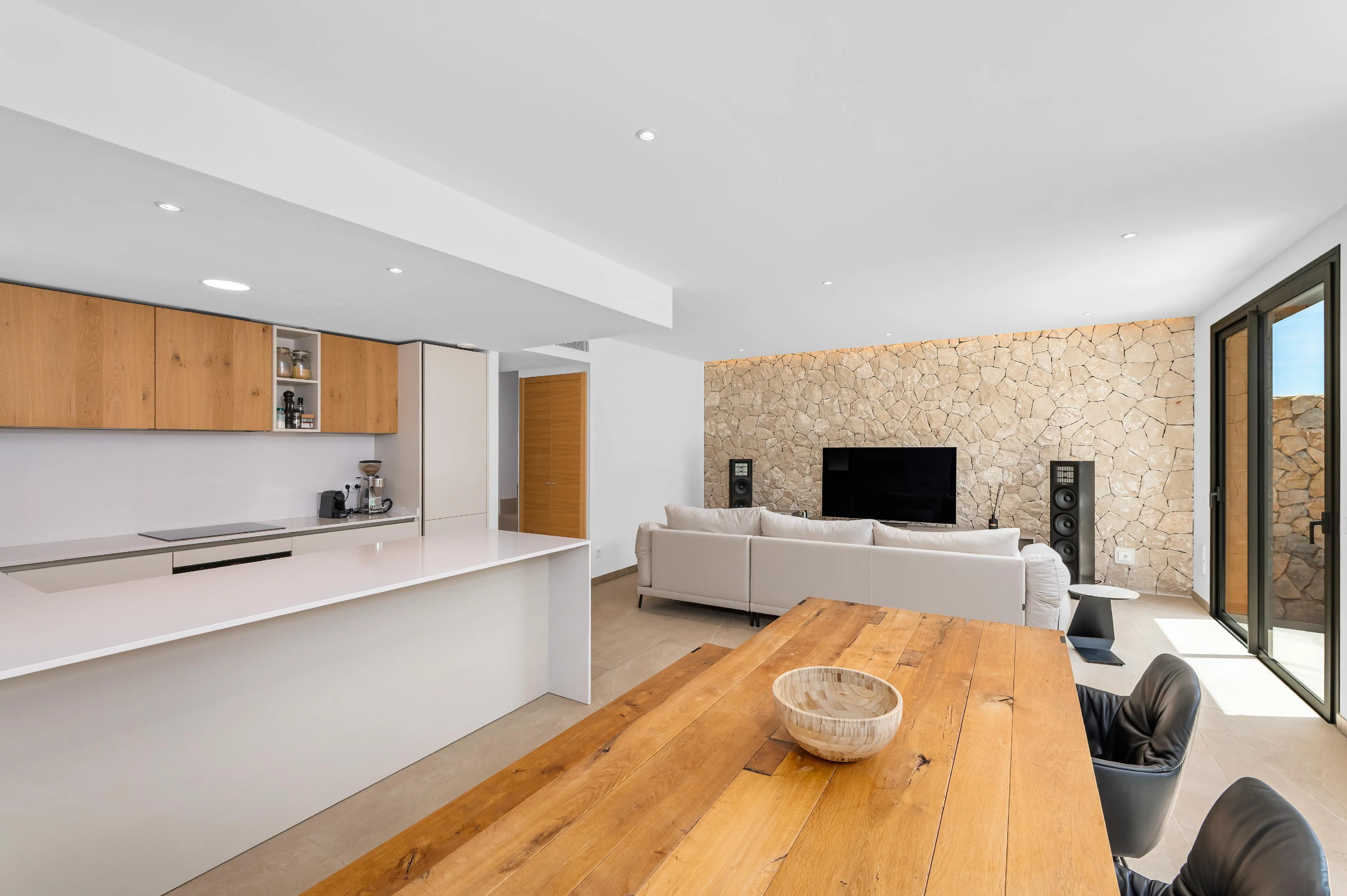 Modern end-of-terrace house with pool and garden in Es Capdellà-4