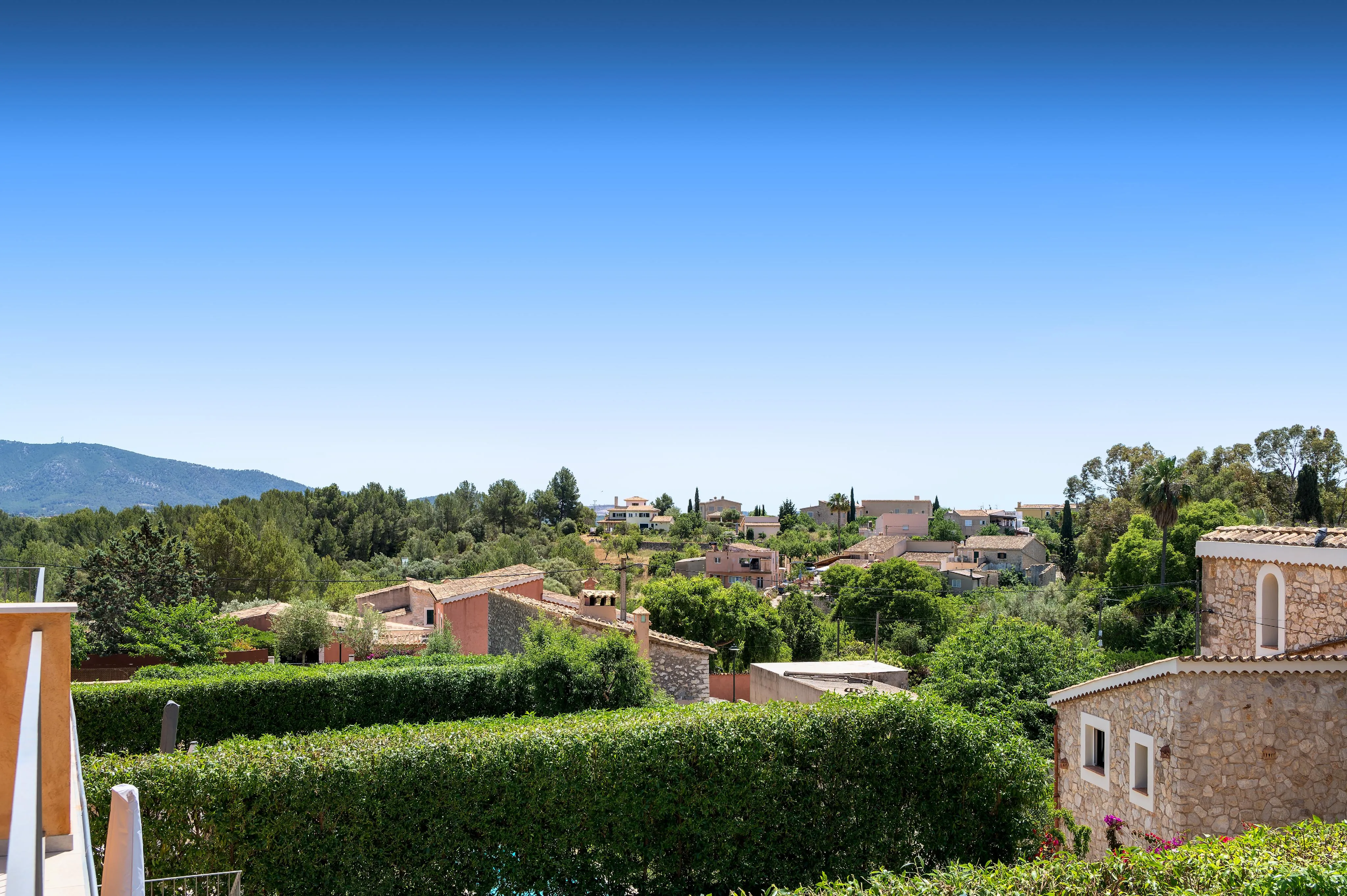 Modern end-of-terrace house with pool and garden in Es Capdellà-14