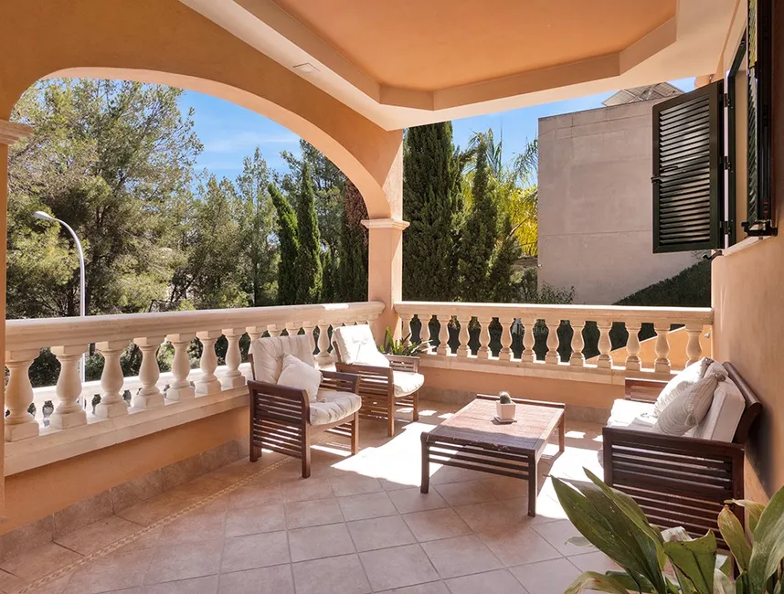 Acogedora casa vacacional con piscina en Cas Catalá-16