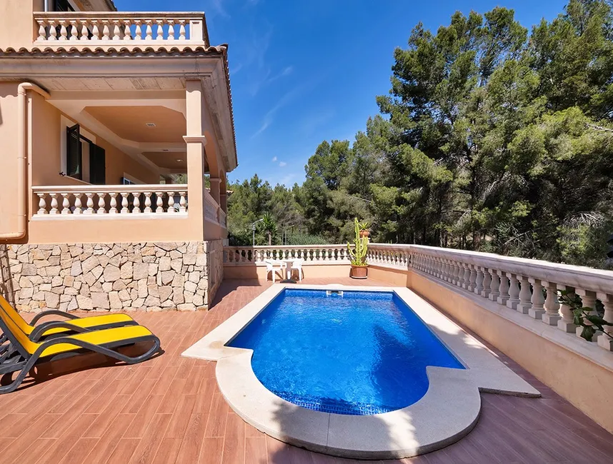 Acogedora casa vacacional con piscina en Cas Catalá-20