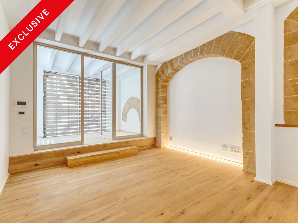 Wspaniały dwupoziomowy apartament z werandą na parterze - Palma de Mallorca-1