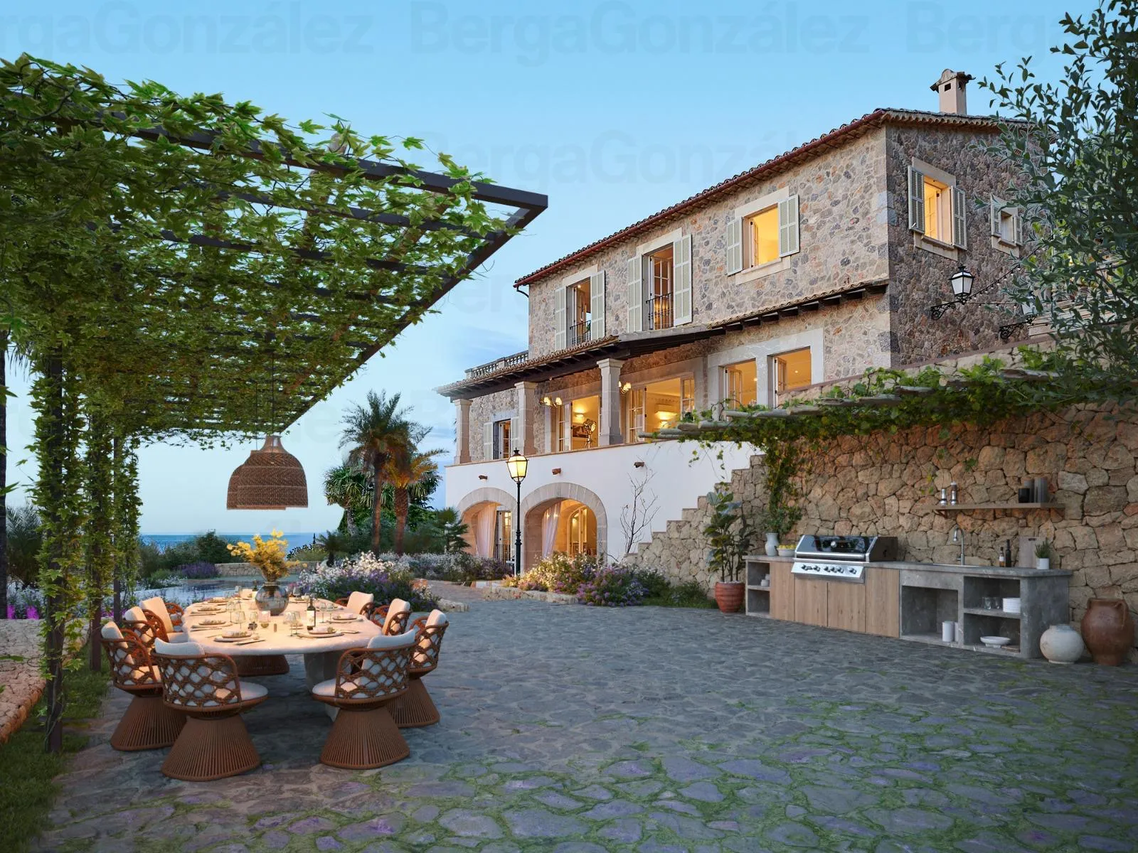 Proprietà impareggiabile con vista sul mare-40