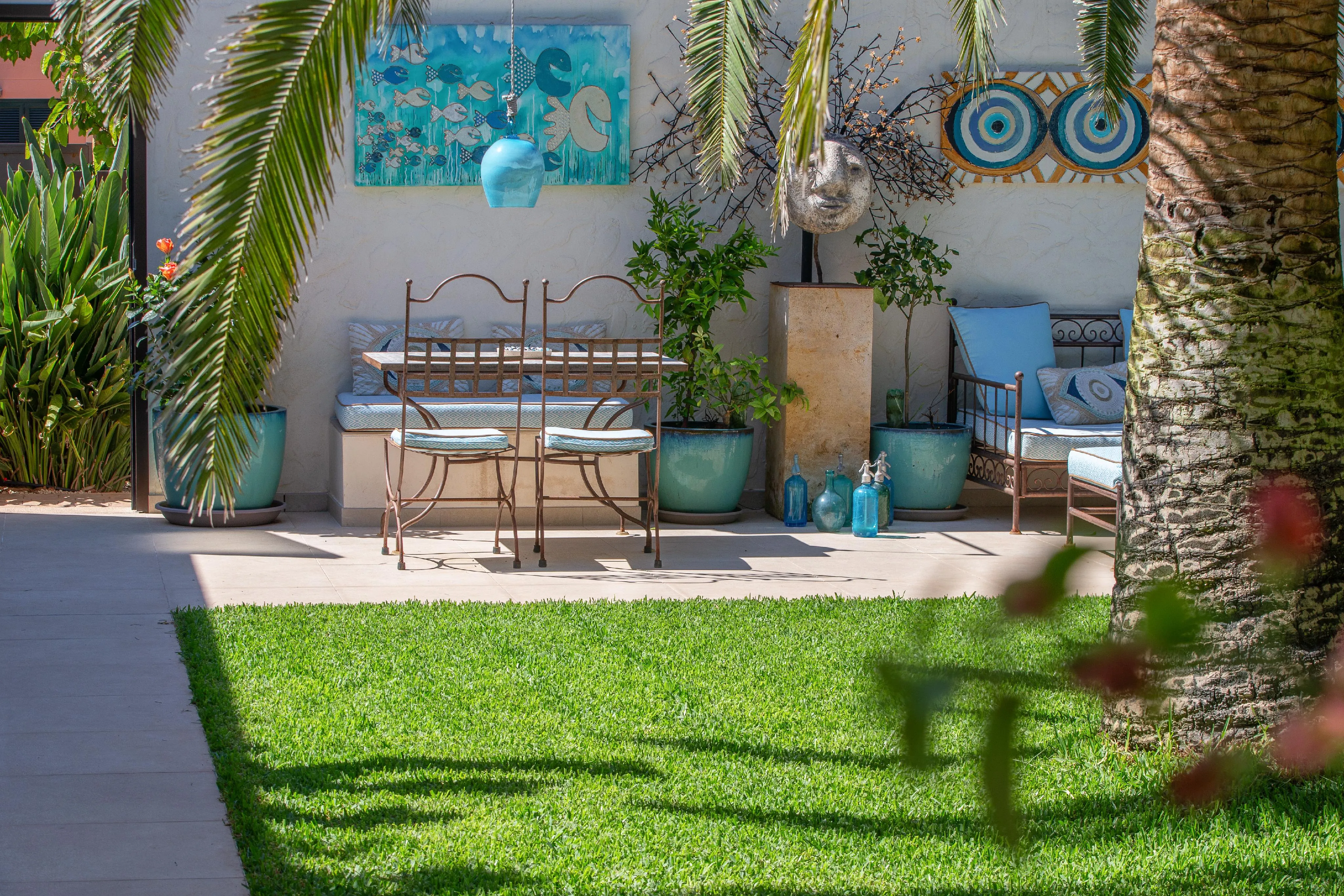 Moderna y exclusiva pareado con jardín tropical, piscina privada y vistas al marl-2