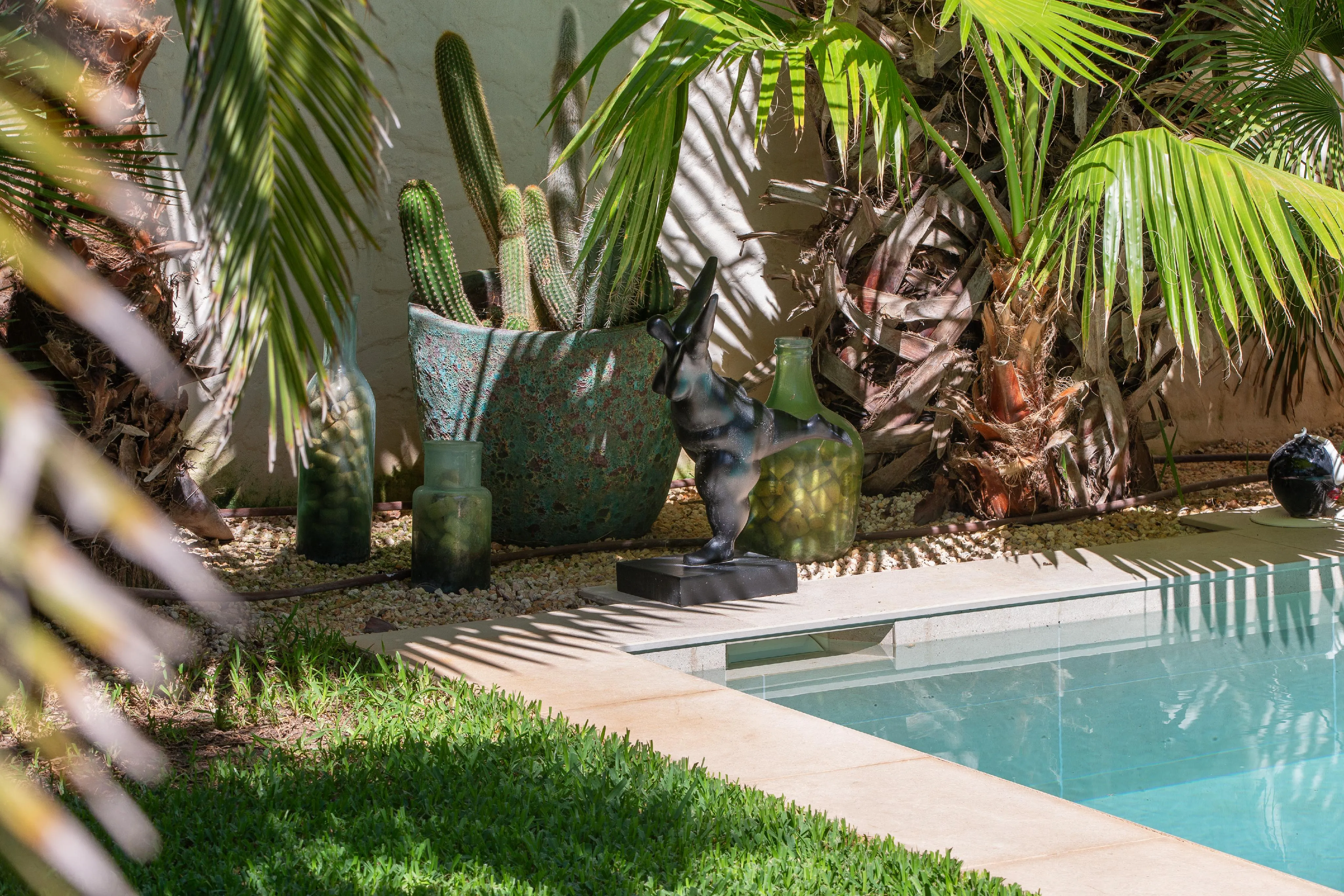 Modern and exclusive semi-detached house with tropical garden, privat pool and sea views-2