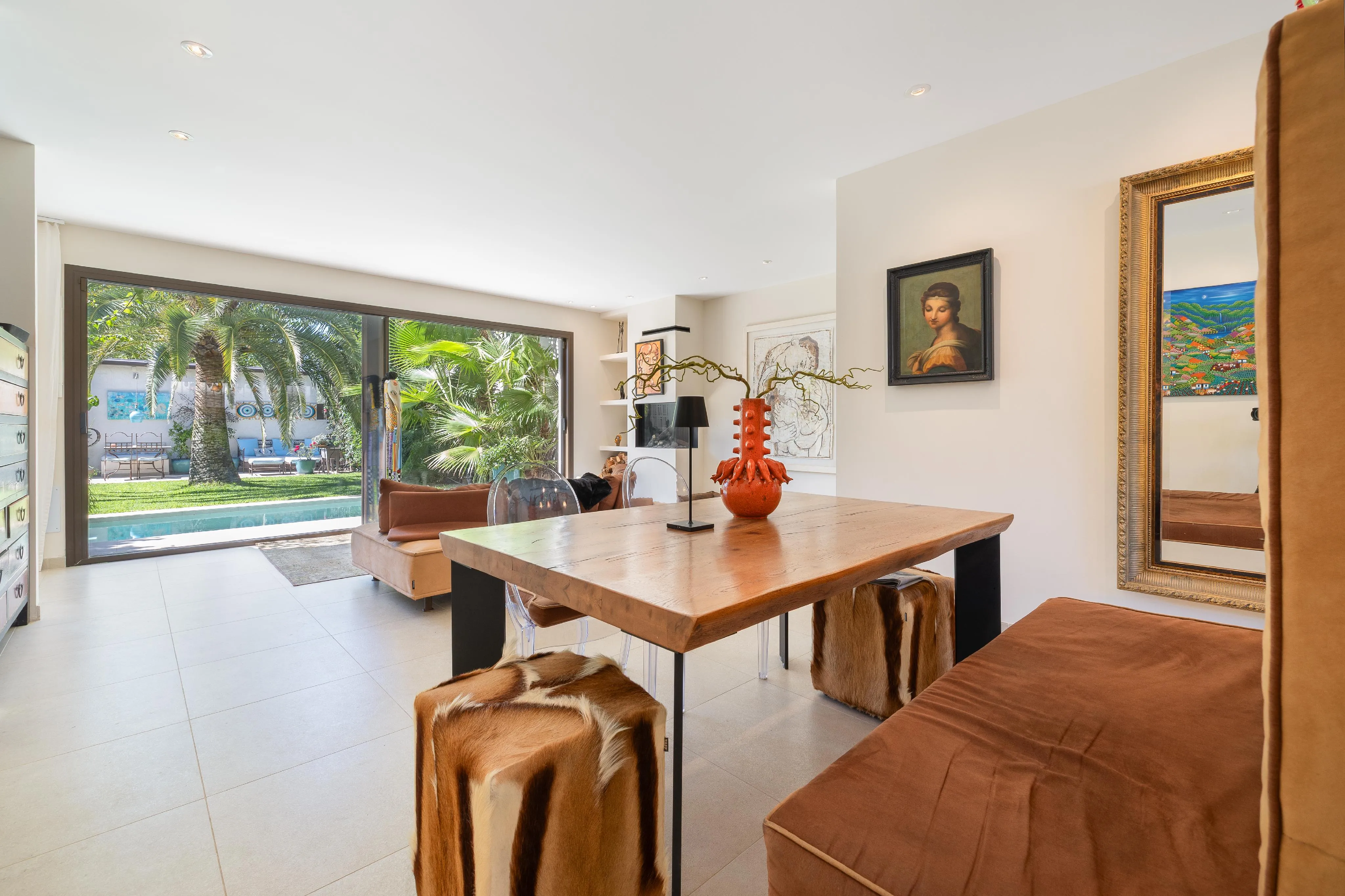 Modern and exclusive semi-detached house with tropical garden, privat pool and sea views-7