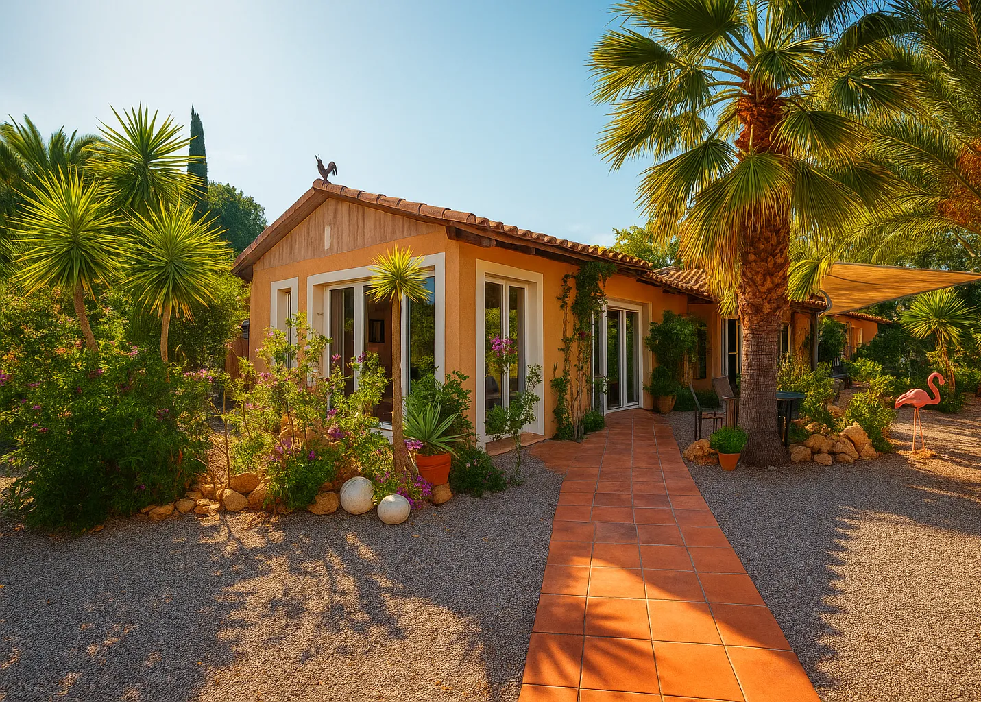 Landhus i bøhmisk stil med ETV-licens-2