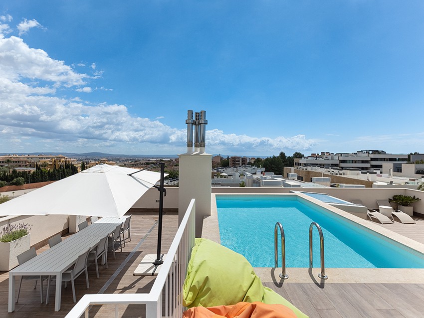 Penthouse with 360º views in Son Vida