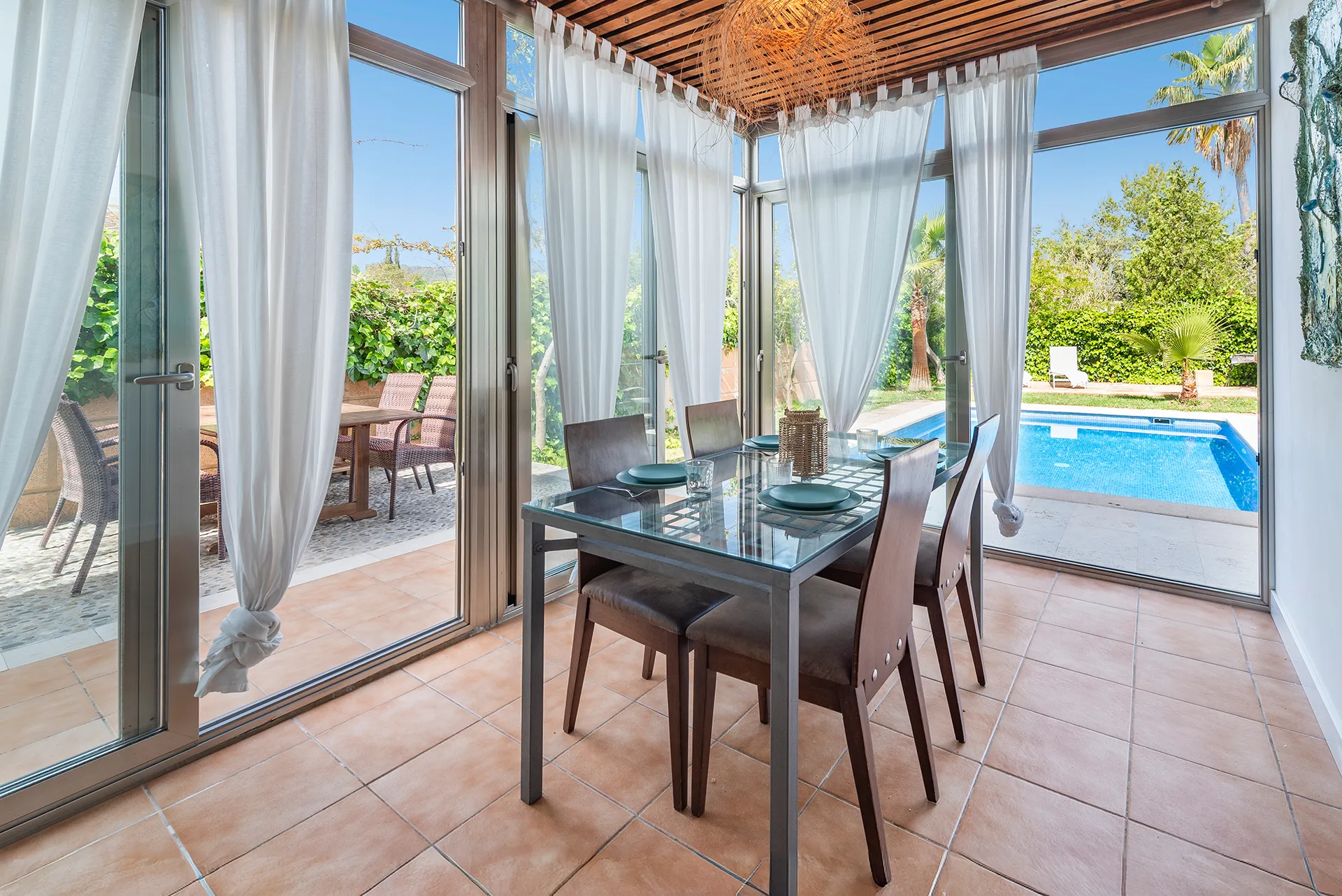 Rækkehus med ETV, tagterrasse og pool i Crestatx-2