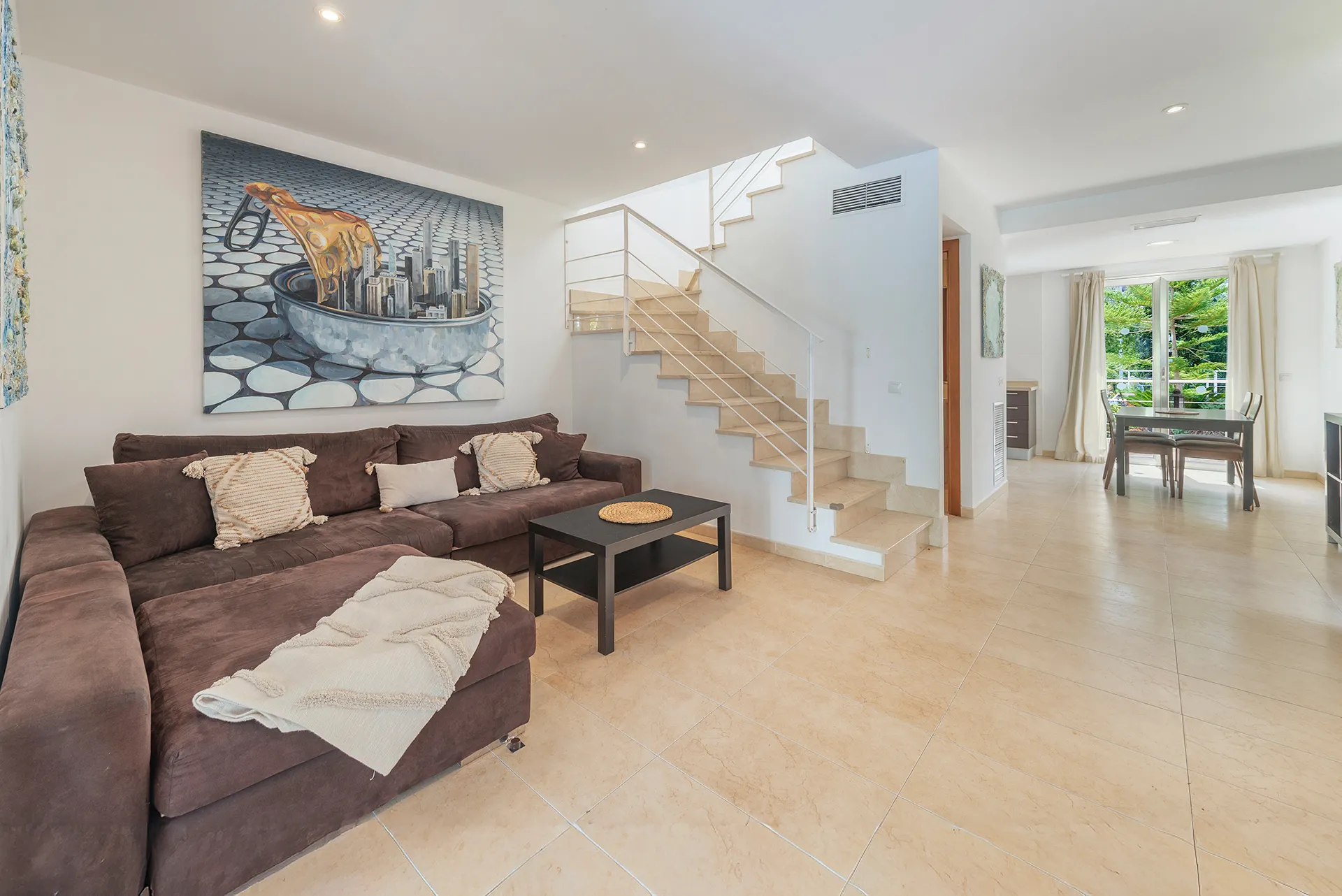 Rækkehus med ETV, tagterrasse og pool i Crestatx-4