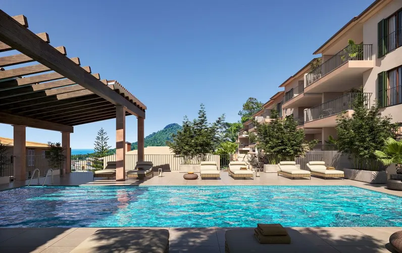 Modern appartement met panoramisch uitzicht over Cala Ratjada en de Middellandse Zee