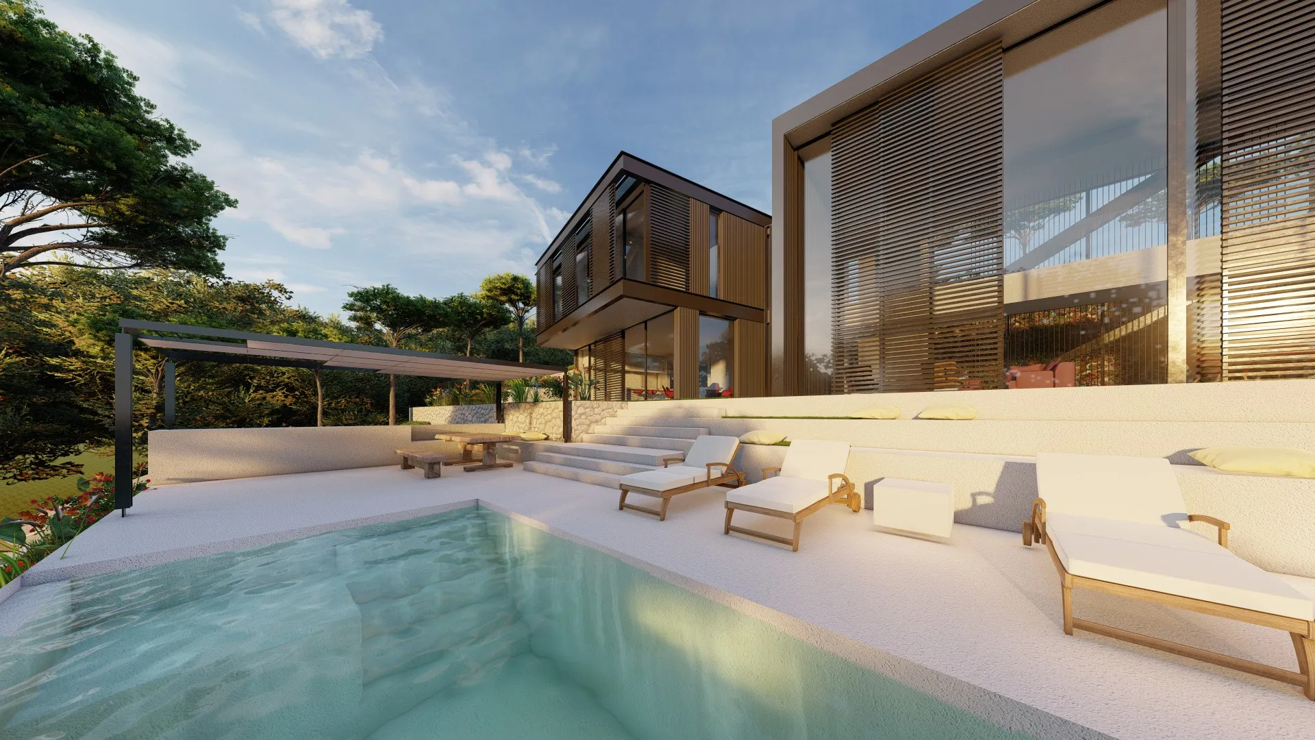 Sea view building plot with licence and execution project-3