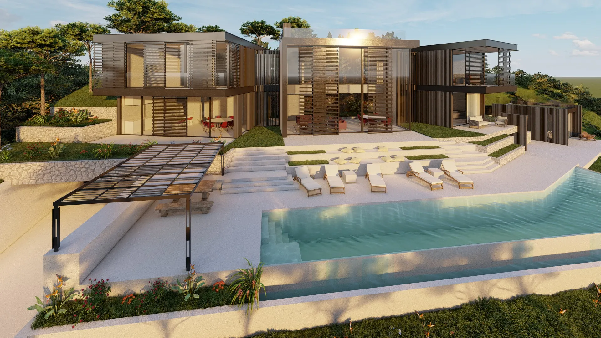 Sea view building plot with licence and execution project-4