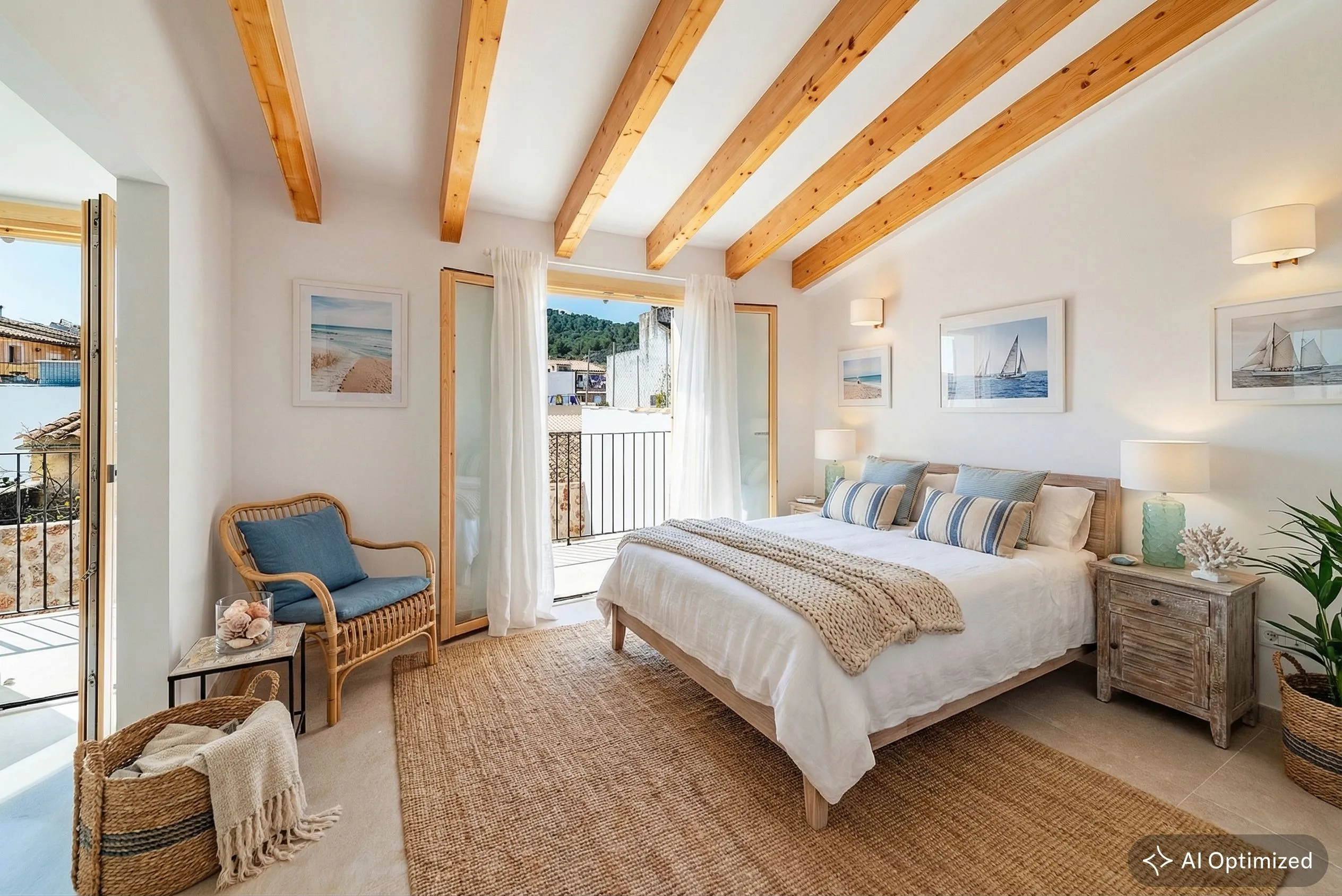 Beautiful Mediterranean townhouse with pool in Pollensa, Mallorca-14