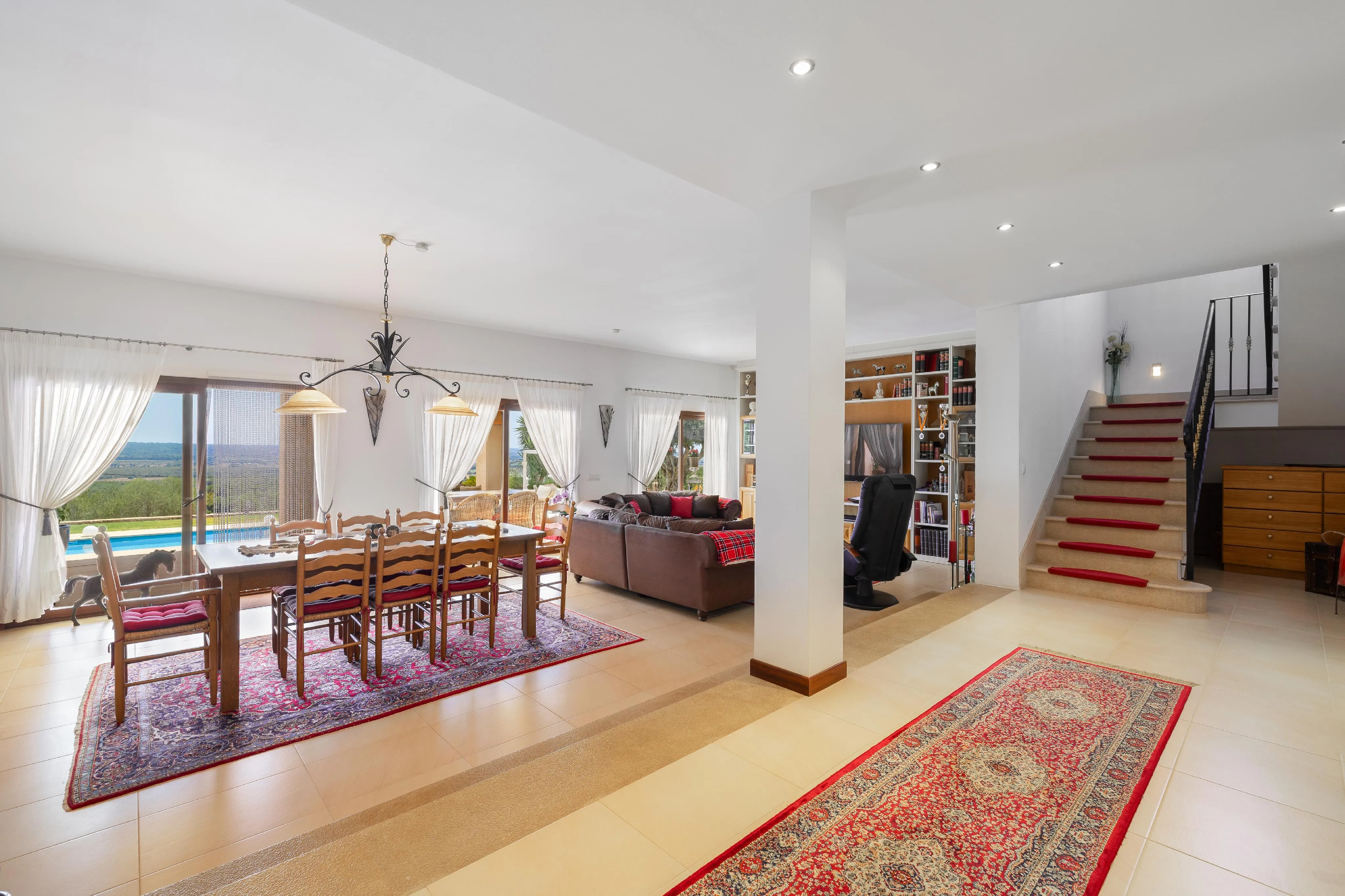 Mediterranean villa with panoramic pool and views in Puntiró-6