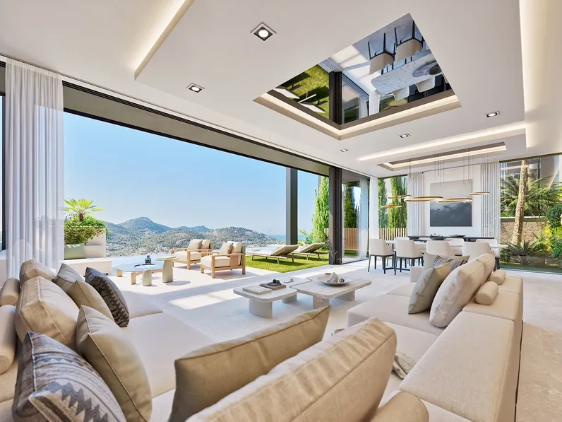 Aurum: Nybyggd villa med extravagant design, toppkvaliteter och utsikt över hamnen