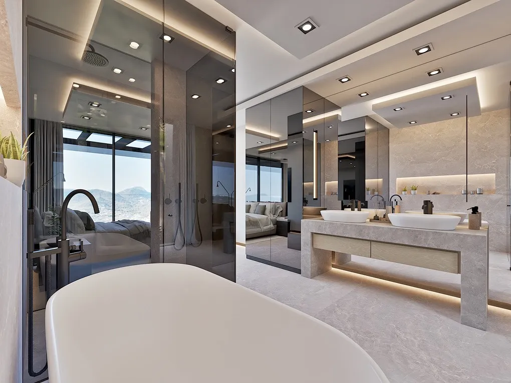 Aurum: Nybyggd villa med extravagant design, toppkvaliteter och utsikt över hamnen-11