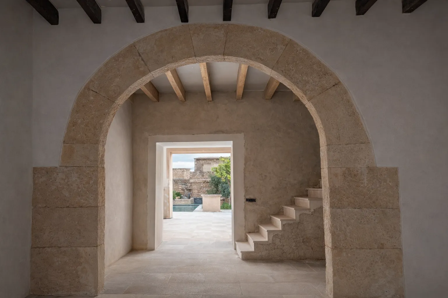 Encantadora casa de poble amb jardí, piscina i garatge al cor d'Alaró-4