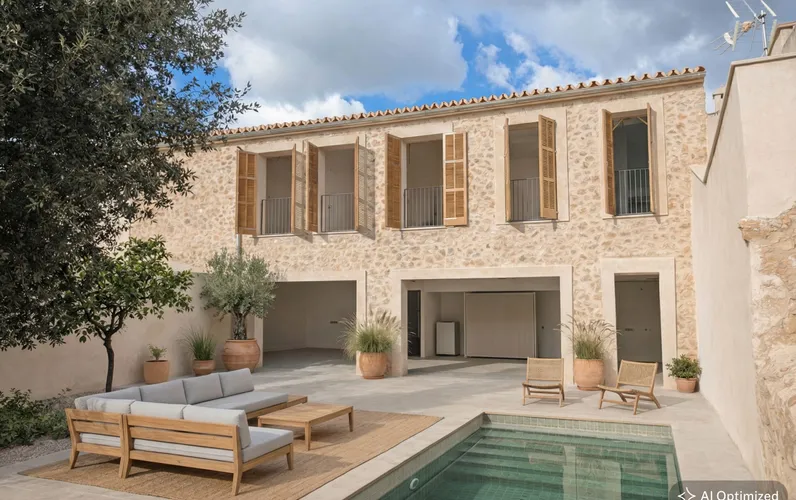 Charmantes Dorfhaus mit Garten, Pool und Garage im Herzen von Alaró