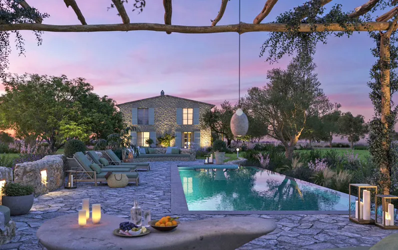 Finca única en Alaró - Diseño moderno que captura la esencia de Mallorca