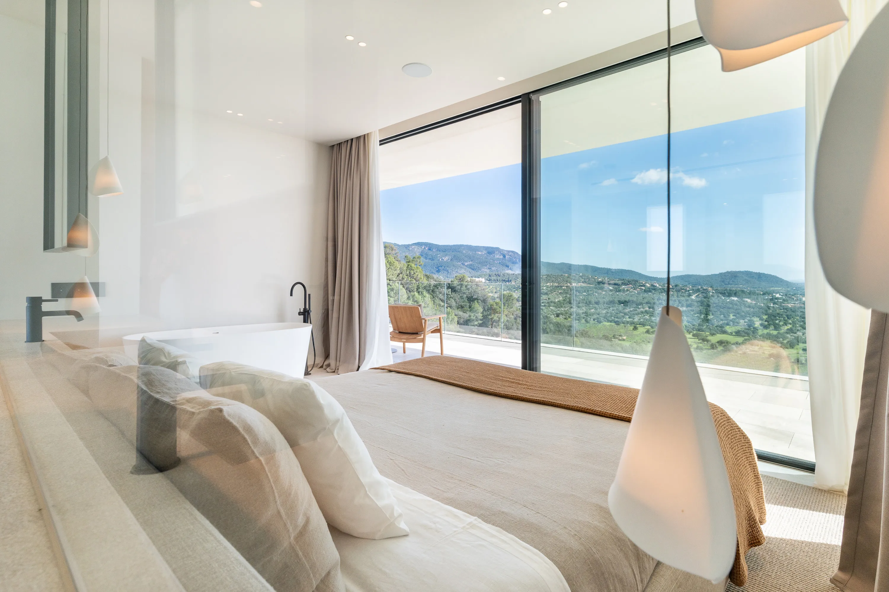 Luxury newly built villa with panoramic & sea views-13