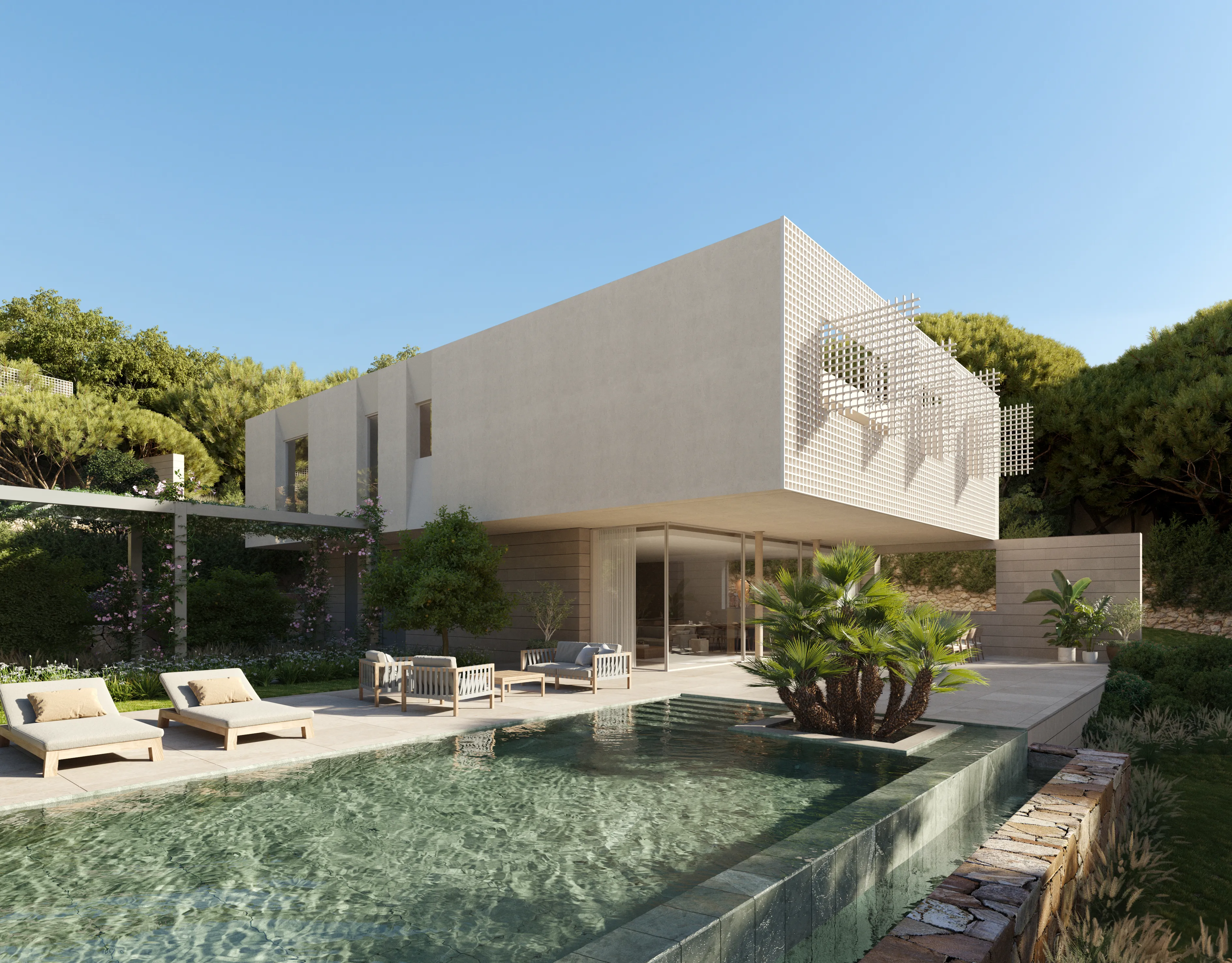 Verdemar: Vila única de nova construcció amb jardí mediterrani i piscina-14