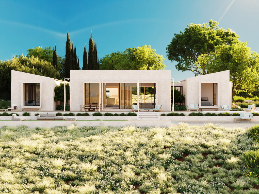 Projecte per a una casa de camp de nova construcció amb vistes-10