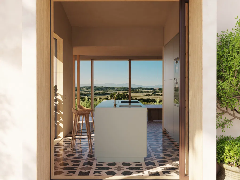 Projecte per a una casa de camp de nova construcció amb vistes-7