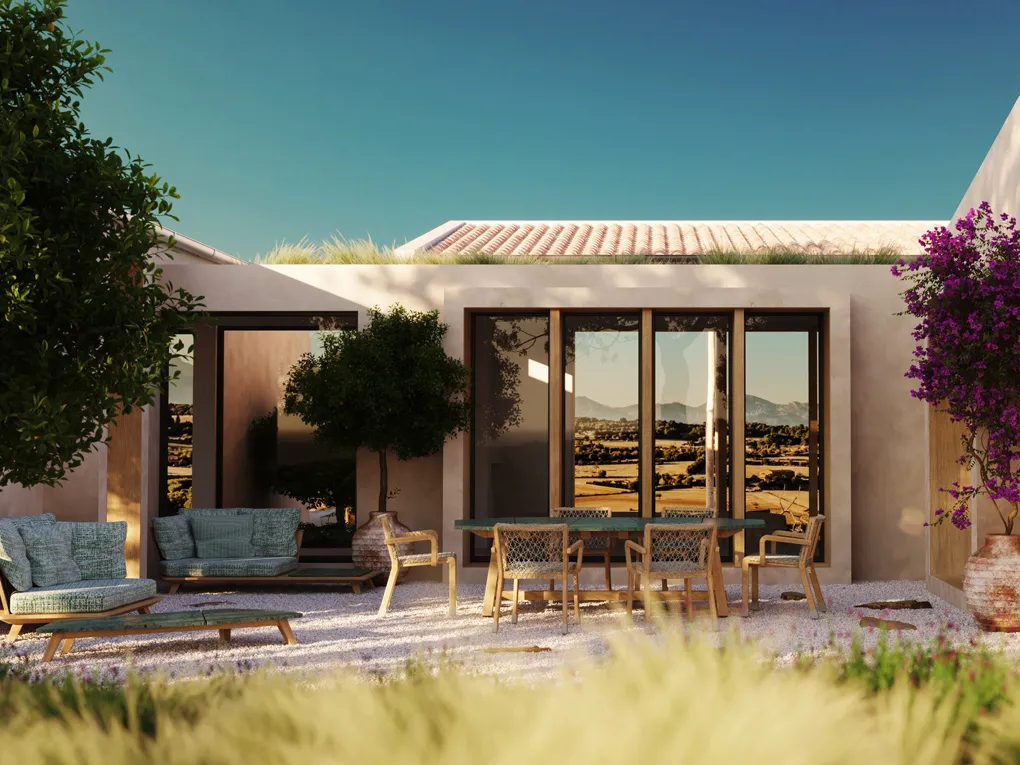 Projekt för nybyggnation av ett lantligt hus med utsikt-3