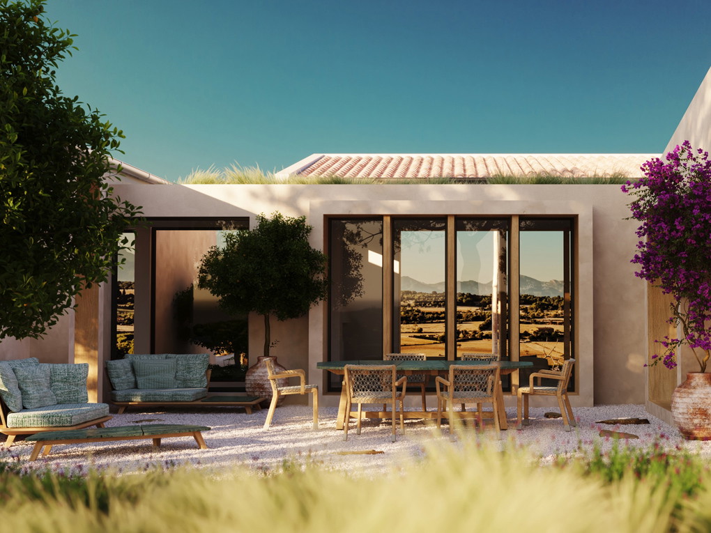Projecte per a una casa de camp de nova construcció amb vistes-3
