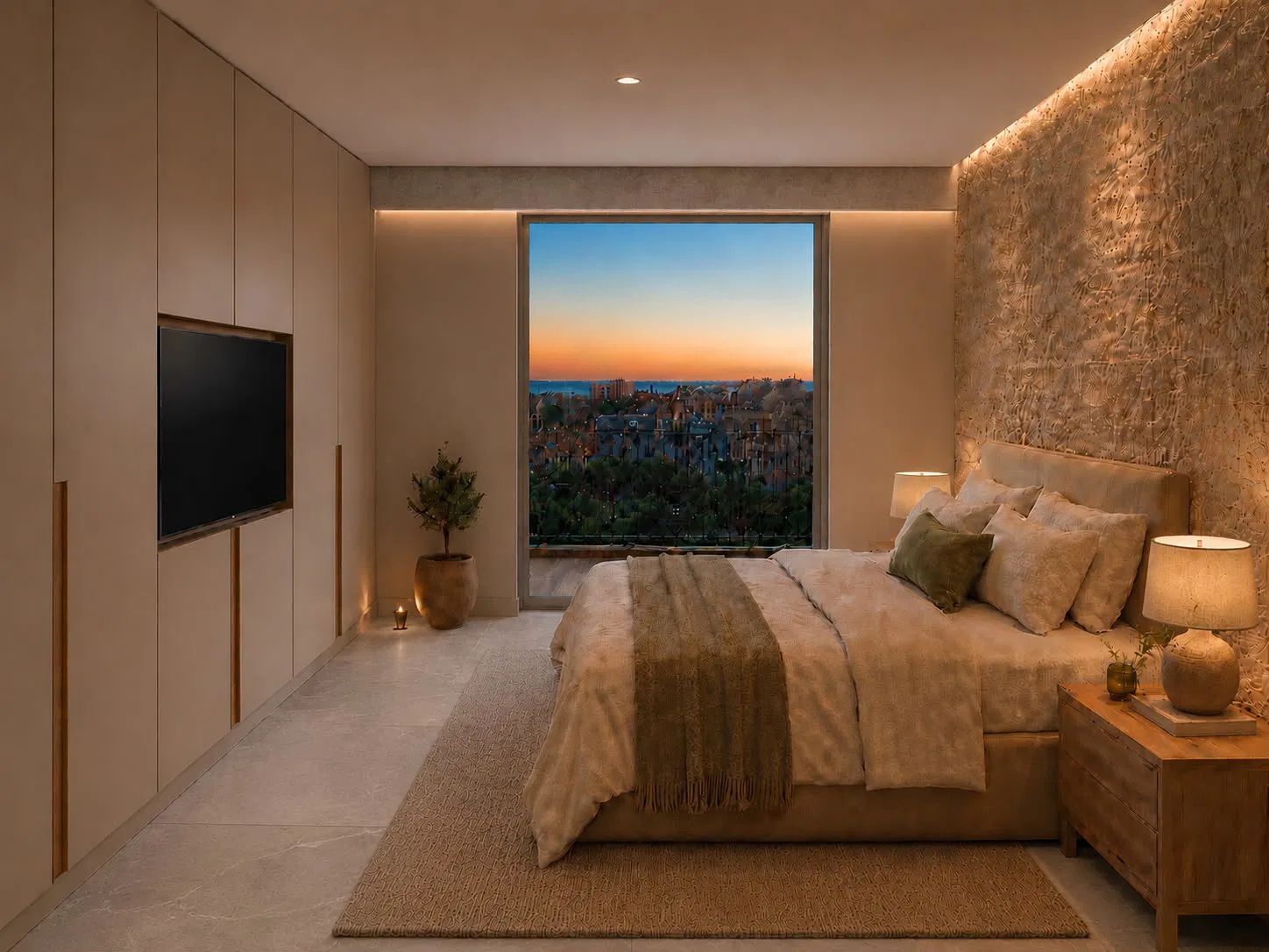 Exclusive luxury apartment with panoramic views of the Cathedral and the sea-4