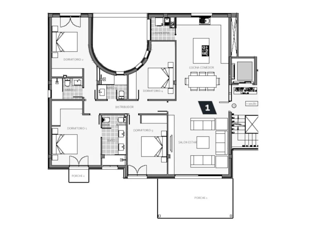 Nybygget lejlighed af høj kvalitet nær stranden-24