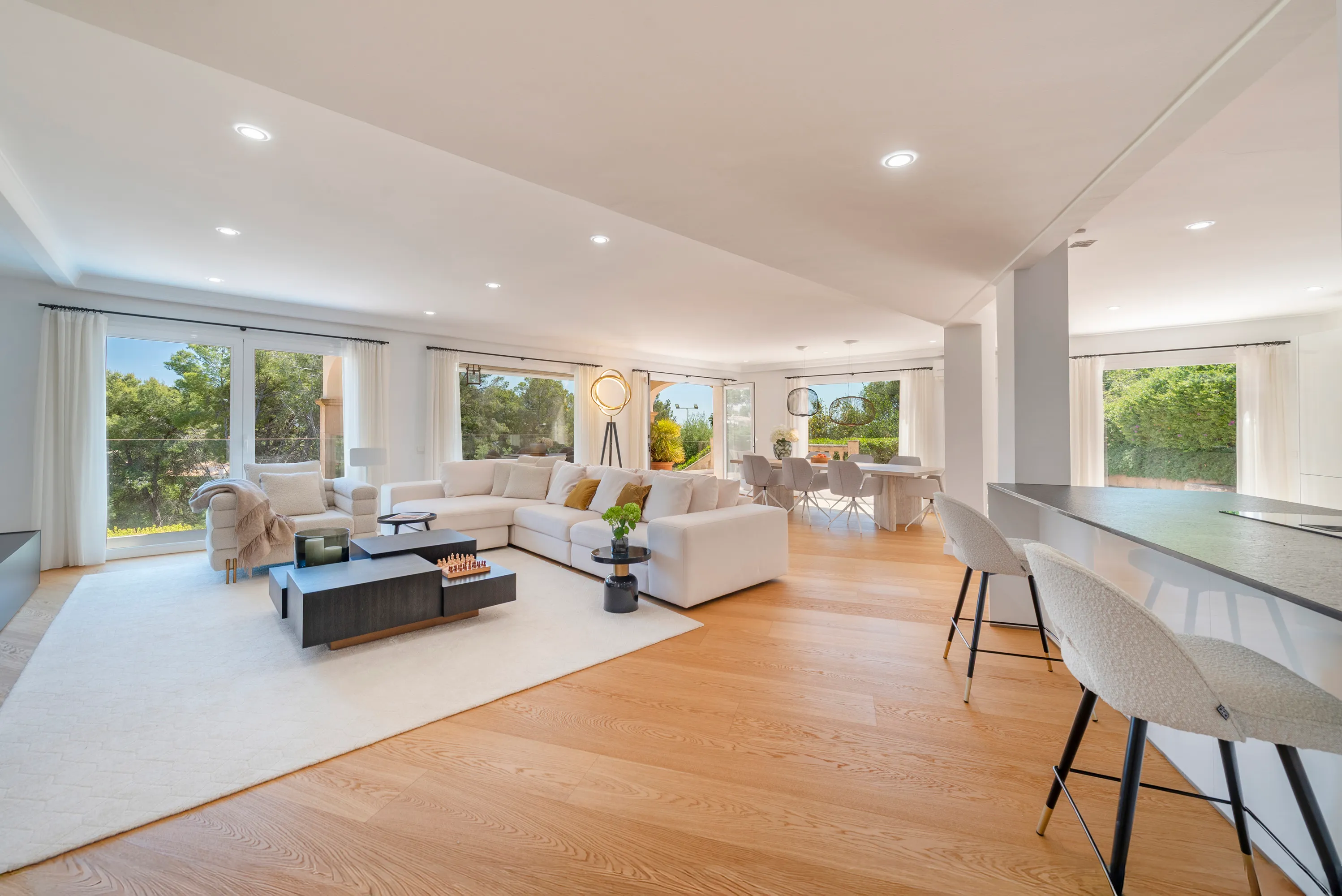 Villa mediterranea da golf con dependance a Son Vida-6