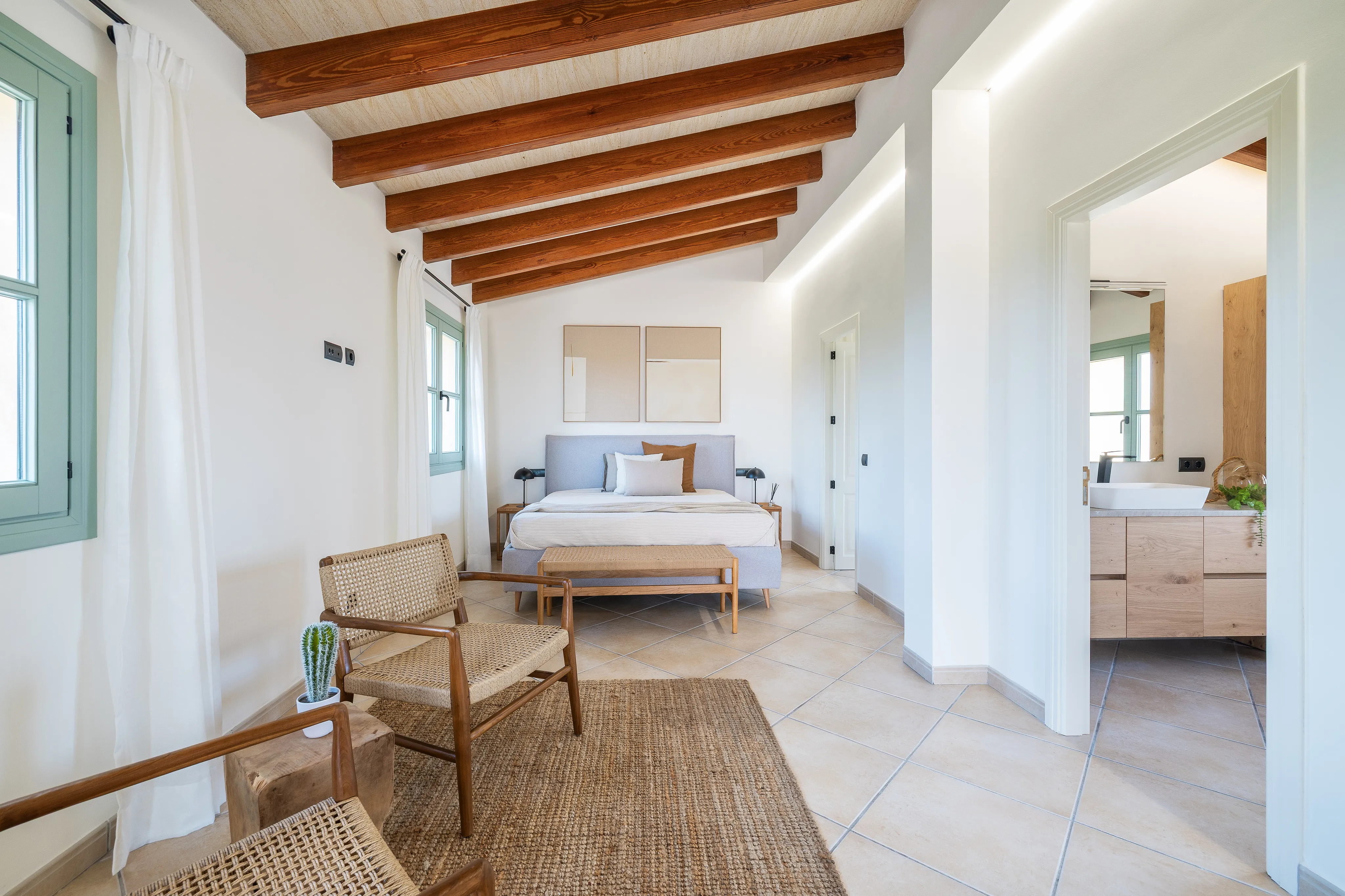 Casa de pueblo con encanto y piscina en las afueras de Sineu-9