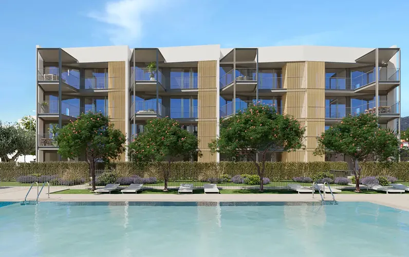 Nowo wybudowany penthouse w odległości spaceru od plaży