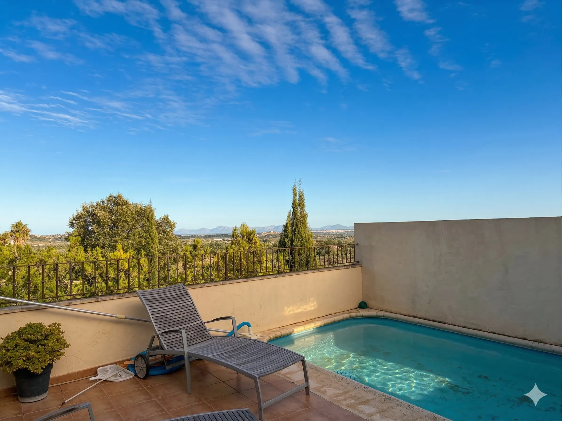 Charming townhouse with pool and mountain views in Moscari-8