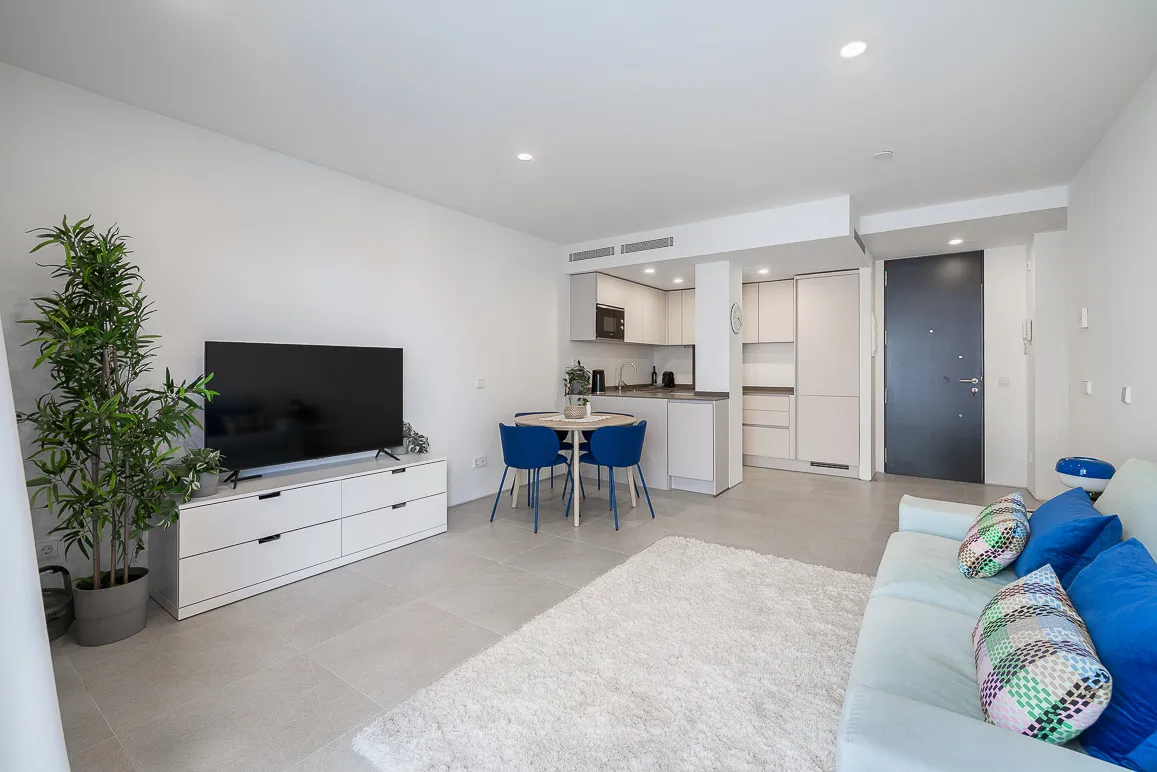 Modern one bedroom apartment with elevator, garage and communal pool-4