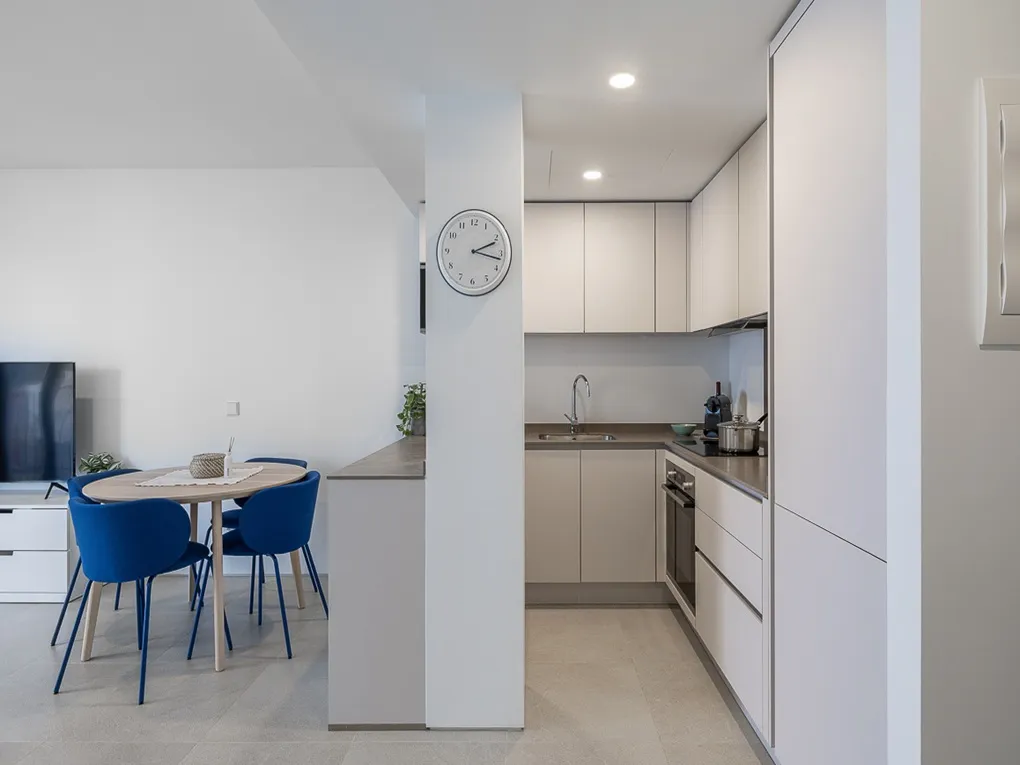 Modern one bedroom apartment with elevator, garage and communal pool-5