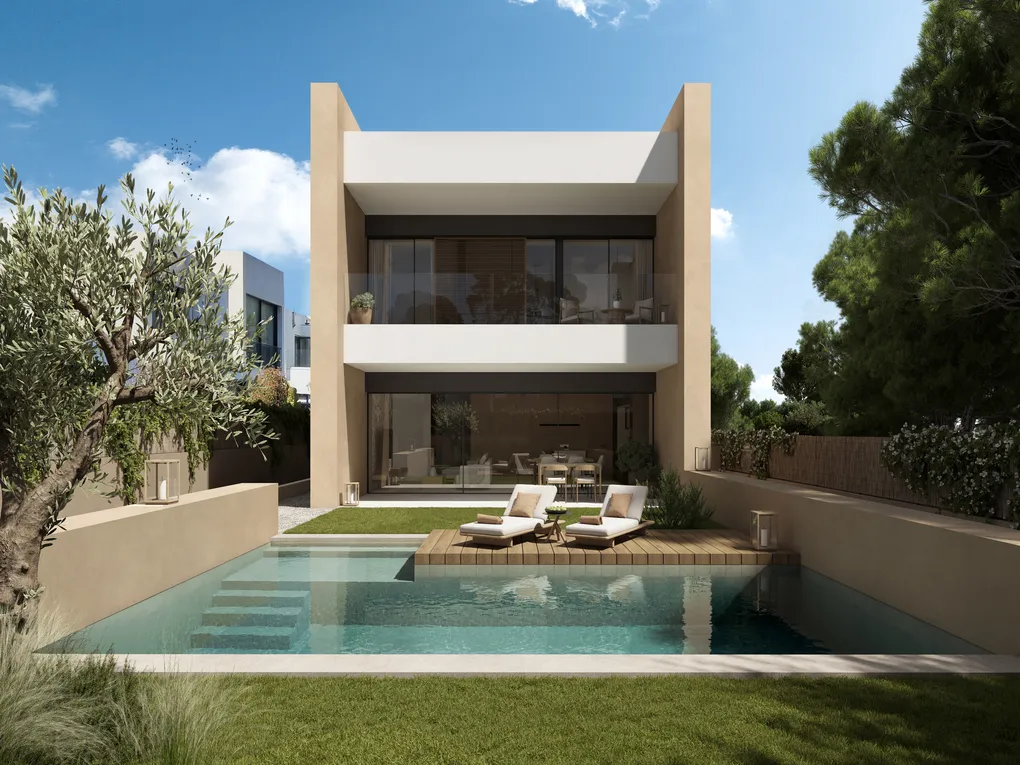 Villa de alto diseño con piscina-2